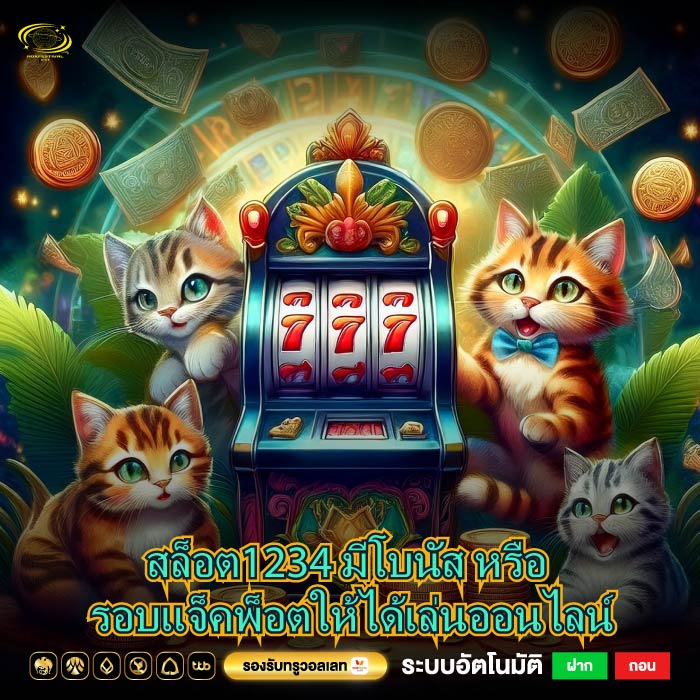สล็อต1234 มีโบนัส หรือ รอบแจ็คพ็อตให้ได้เล่นออนไลน์